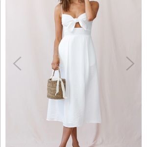 Small white dress from online boutique